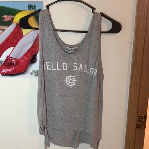 Gray tank top